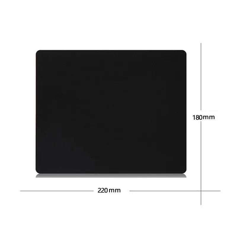 Small Black Gaming Mouse Pad - Anti-Slip Rubber Esports & Office Mat