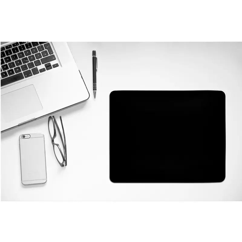 Small Black Gaming Mouse Pad - Anti-Slip Rubber Esports & Office Mat