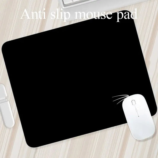 Small Black Gaming Mouse Pad - Anti-Slip Rubber Esports & Office Mat