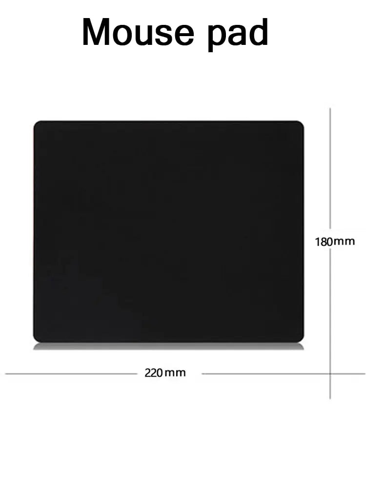 Small Black Gaming Mouse Pad - Anti-Slip Rubber Esports & Office Mat